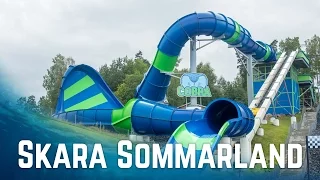 Water Slides at Skara Sommarland (GoPro POV)