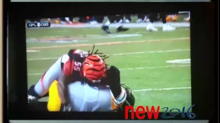 Vontaze Burfict hits Ben Roethlisberger new 2016