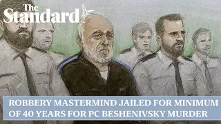 Robbery mastermind jailed for minimum of 40 years for PC Beshenivsky murder