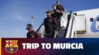 FC Barcelona lands in Murcia