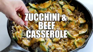 Ground Beef and Zucchini Casserole