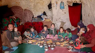 Primitive Village Life | Twin Children in a Cave (Afghanistan Village Life)