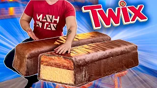 МЫ ПРИГОТОВИЛИ ОГРОМНЫЙ TWIX ВЕСОМ В 220 КИЛОГРАММ