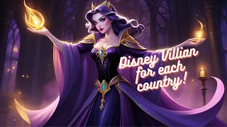 I Ask AI To create Disney Villain Characters for Each Country!