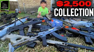 This is our $2,500 Airsoft and BB Gun collection