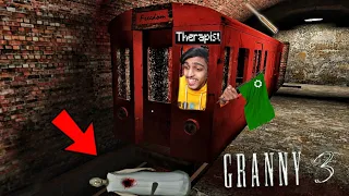 I Stole Granny's TRAIN and ESCAPED😂 in GRANNY 3 !! GAME THERAPIST
