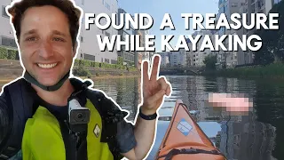 I went KAYAKING through Tokyo and here's what I found! (you can't guess)