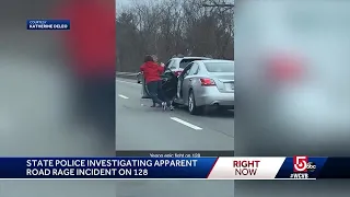 Road rage incident on Route 128 caught on camera