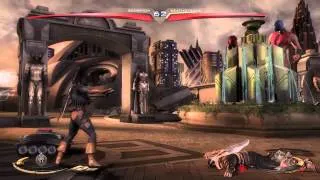 Injustice: Gods Among Us Ultimate Edition scorpion Vs deathstroke