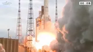 Launch of Ariane 5    Eutelsat 8 West B (8°W)  & Intelsat 34 (55,5°W)  (VA-225))