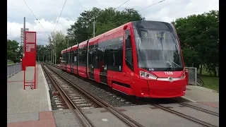 Bratislava Trams - Route 1 -  Driver's Eye View.