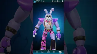 FNAF AR Glamrock Bonnie jumpscare + workshop animation