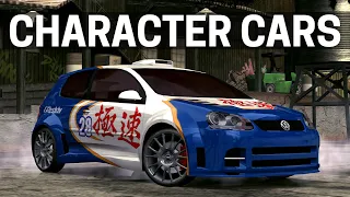 NFS Most Wanted - All Character Cars