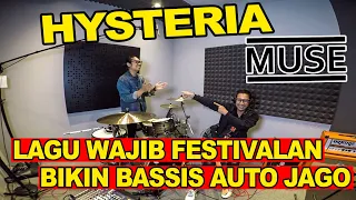 MUSE - HYSTERIA  | Drum & Bass only | Ft. Wima J-rocks