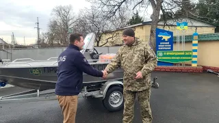 Украинские пограничники получили патрульные катера от ЕС