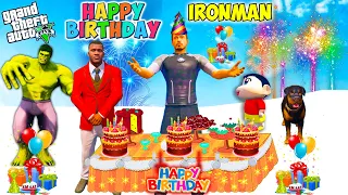 Ironman Birthday Celebration in GTA 5 Hindi | Ironman Birthday Party in GTA 5 | GTA 5 AVENGERS