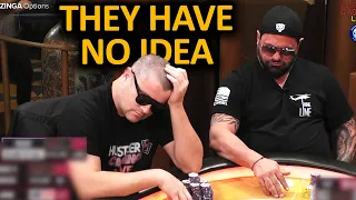 Nick & DGAF cannot MAKE SENSE of this river bet on Hustler Casino Live