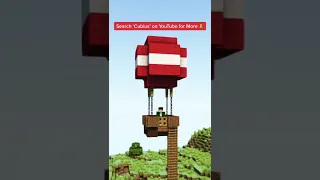 Minecraft: Hot Air Balloon! #shorts