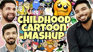 90's Childhood Cartoon Mashup | Desi Peeps Reaction |