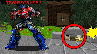 TRANSFORMERS.EXE NUNCA NOS ENCONTRARA EN ESTE ESCONDITE | Michi y Bebe Noob Escondite en Minecraft