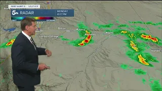 Overnight showers for Southern Colorado, with leftover storms Tuesday