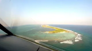 Landing in Maafaru, Maldives