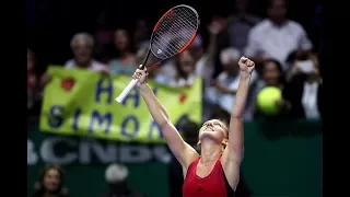 2017 WTA Finals Round Robin | Simona Halep vs Caroline Garcia | WTA Highlights