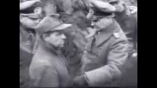 Знаменитое наступление немцев в Арденах, 1944, Многие части США наголову разбиты, кинохроника