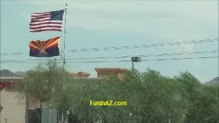 Windy Day in the Valley of the Sun - West of Phoenix, Arizona