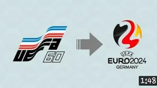 UEFA EURO 1960-2024 ALL LOGO EVOLUTION