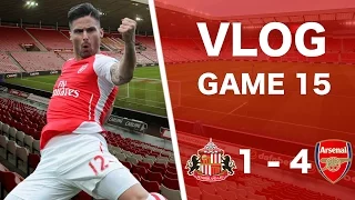 Sunderland 1 v 4 Arsenal | Matchday Vlog | Game 15