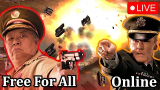 🔴LIVE - THE TROLLING CONTINUE'S - FREE FOR ALL  | C&C Generals Zero hour!!