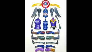 UNBOXING SUPERHERO, CAPTAIN AMERICA | THANOS | SIREN HEAD #avengers #shorts