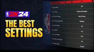 THE BEST DEFENSIVE AND SHOOTING SETTINGS IN NBA 2K24!