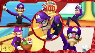 All Minigames (Waluigi gameplay) | Mario Party: The Top 100 ⁴ᴷ