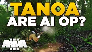 TANOA AI OP? | ARMA 3 Apex - can AI see through trees?