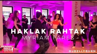 "Haklak Rahtak" - Myriam Fares @bdcnyc | @jbellyburn Bellydance Fusion Choreography