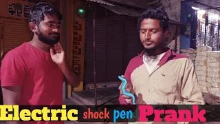 Electric shock pen #prank in telugu part 2 #veryfunny #Darlingdileep