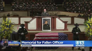 Family, Friends Gather For Final Farewell To Fallen Stockton Officer Jimmy Inn