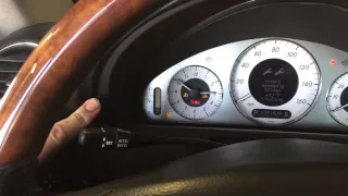 How to reset oil change reminder on Mercedes CLK500