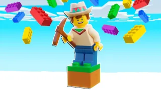 ¡Minecraft PERO es 1 BLOQUE de LEGO! 😲🧱💛 SILVIOGAMER MINECRAFT PERO