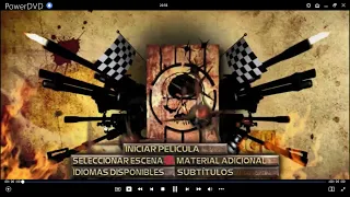 Carrera Mortal DVD Menu 2009 en inglés, español y portugués