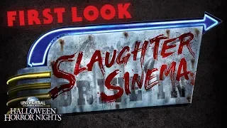 FIRST LOOK: Slaughter Sinema House | Halloween Horror Nights 2018