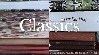 Tier Ranking Every Classic I've Ever Read - Part 1