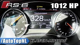 AUDI RS6 KLASEN 1012HP 0-328km/h ACCELERATION & TOP SPEED by AutoTopNL