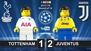 Tottenham vs Juventus 1-2 • Champions League 2018 (07/03/2018) Spurs Juve Highlights Lego Football