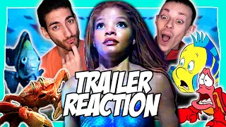 Watch Me FREAK OUT Over Flounder And Sebastian | LITTLE MERMAID TRAILER REACTION !!