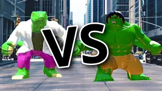 Lego Marvel Superheroes "HULK VS LIZARD" EPIC 4K Gameplay (NO COMMENTARY)