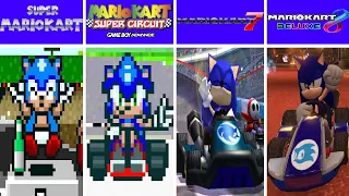 Evolution of Sonic, Trophy Ceremonies Ending Animations in Mario Kart Fan Mod Games (1992-2024)