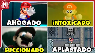 Las 10 PEORES formas de MORIR en Super Mario